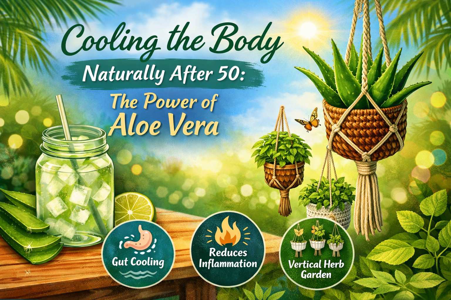 Cooling the Body Naturally After 50 - The Power of Aloe Vera