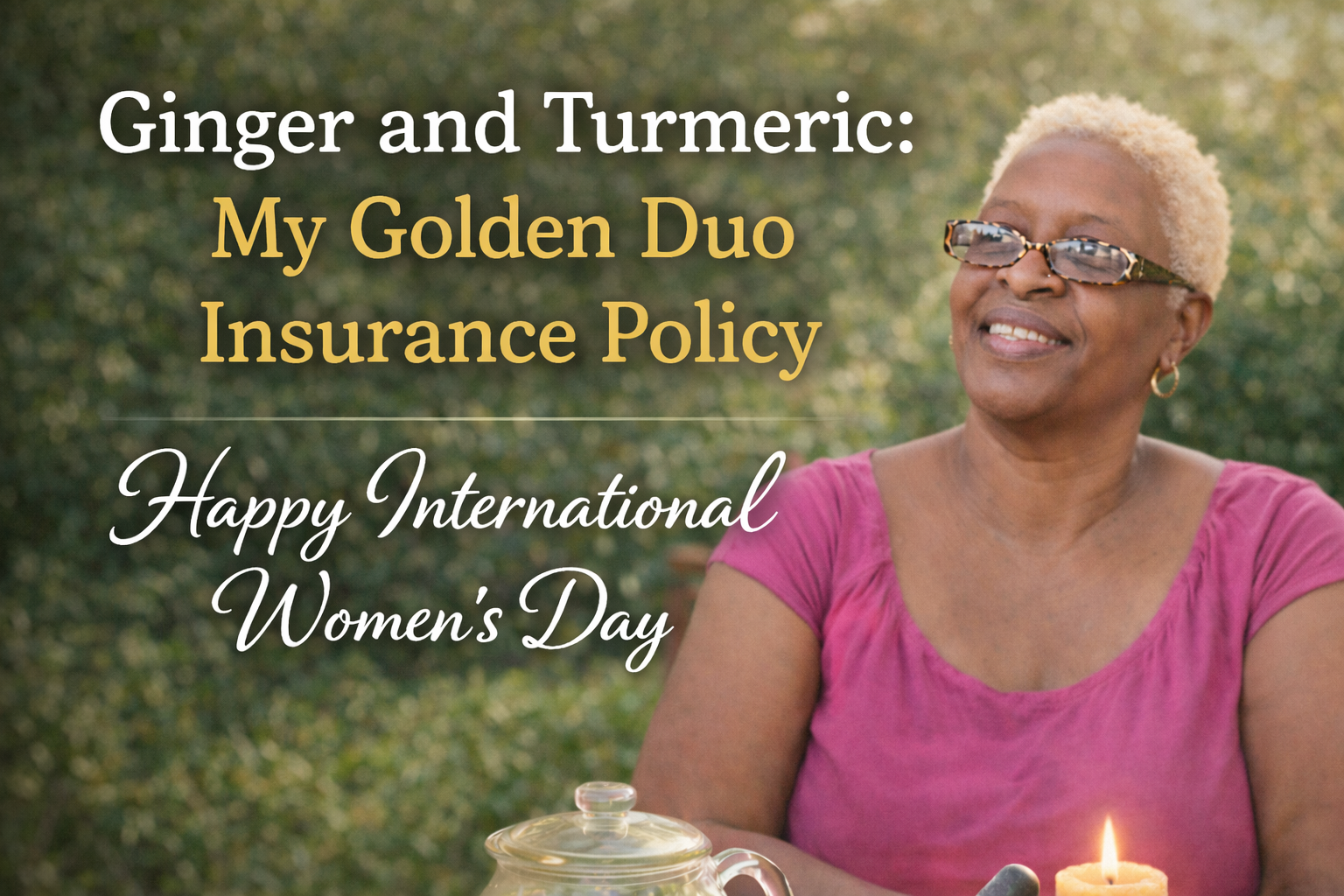 Ginger and Turmeric - My Golden Duo Insurance Policy after 50