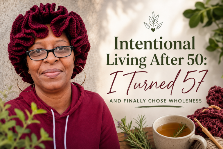 Intentional Living After 50 - I Turned 57 and Finally Chose Wholeness