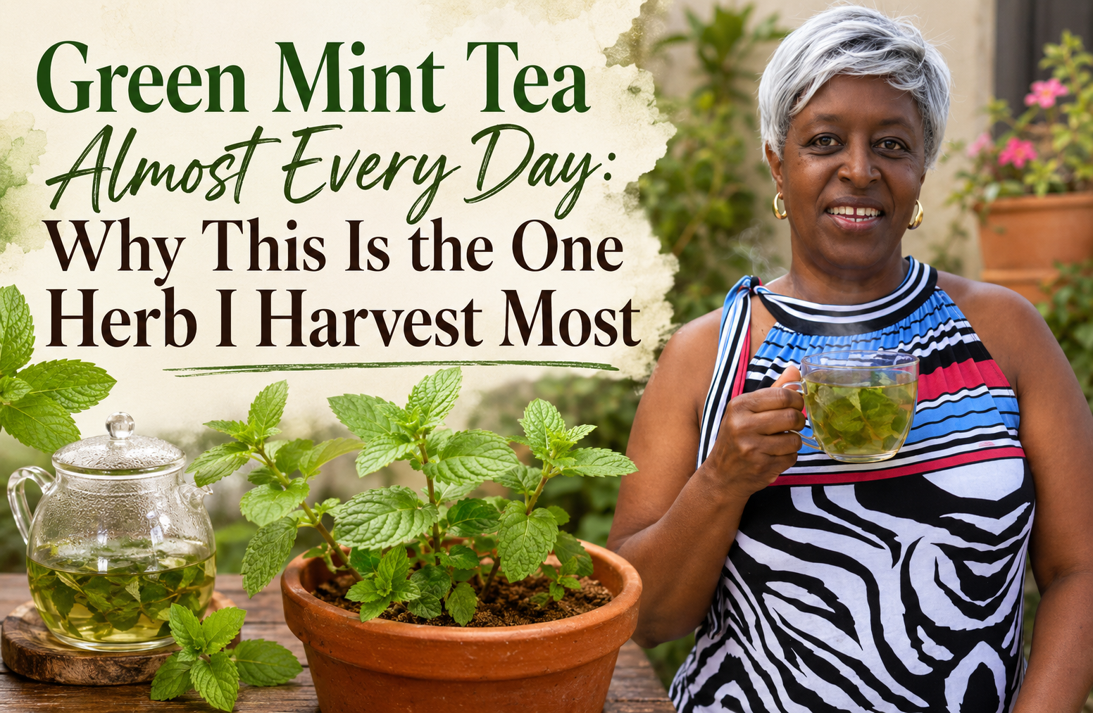 Green Mint Tea Almost Every Day: Why This Is the One Herb I Harvest Most