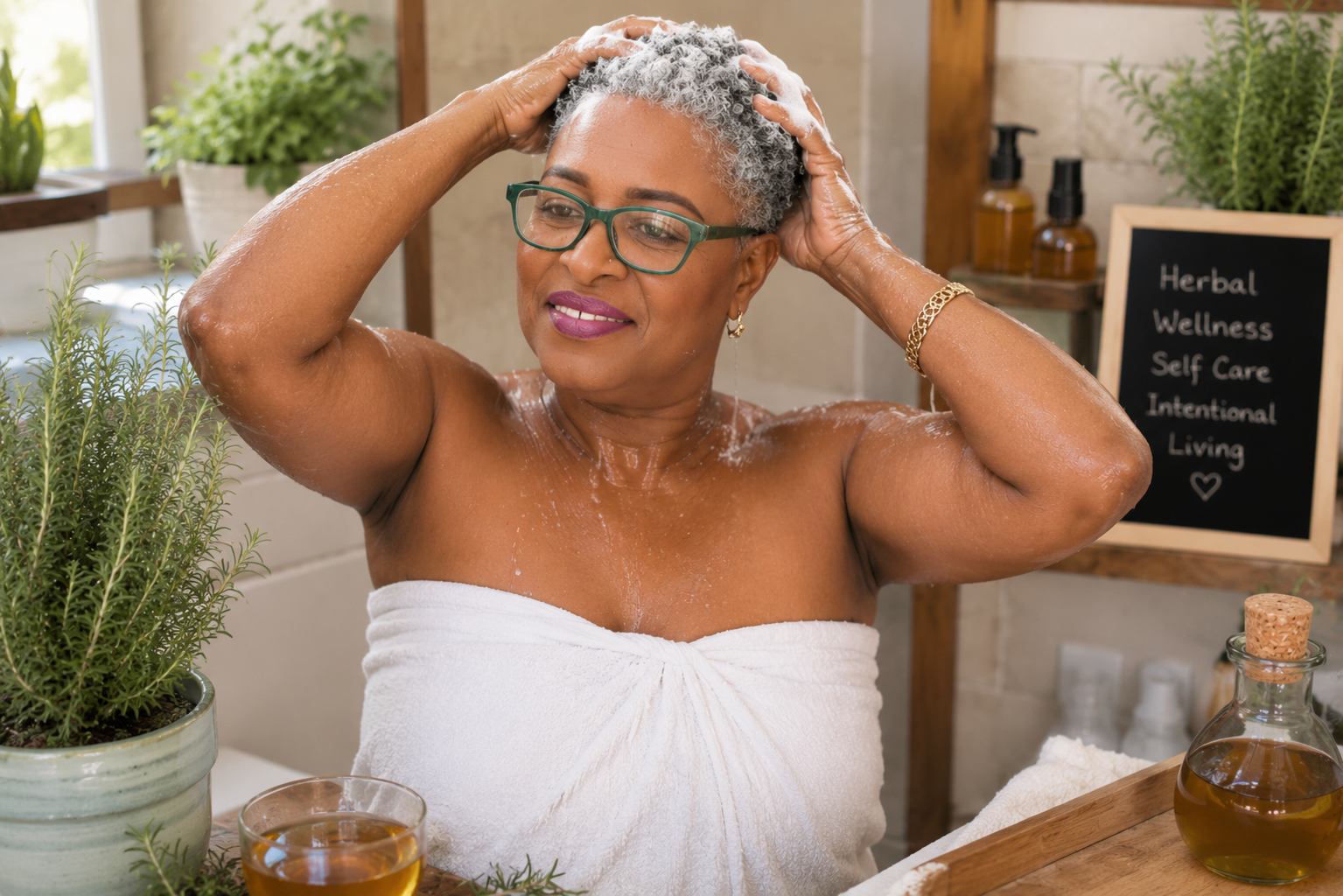 Rosemary Water for Hair: My Simple Herbal Hair Rinse